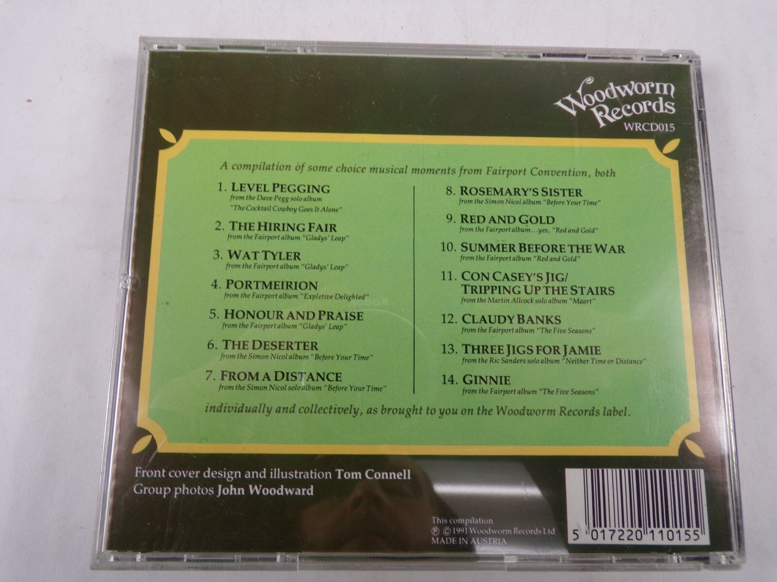 Fairport Convention The Woodworm Years Level Pegging Wat Tyler Ginnie CD#56