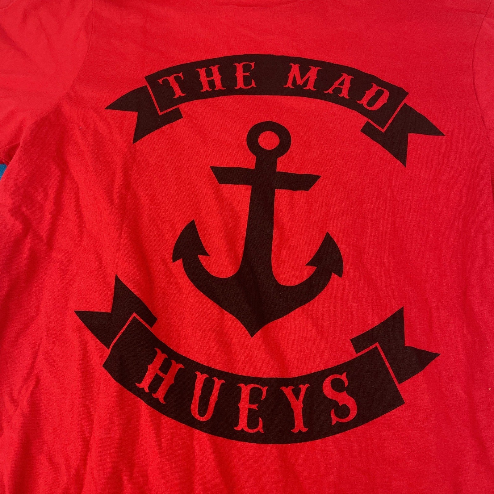 Lot of 3 x NEW Original THE MAD HUEYS Ocean Fishing T-Shirts 2 x Red 1 x Teal