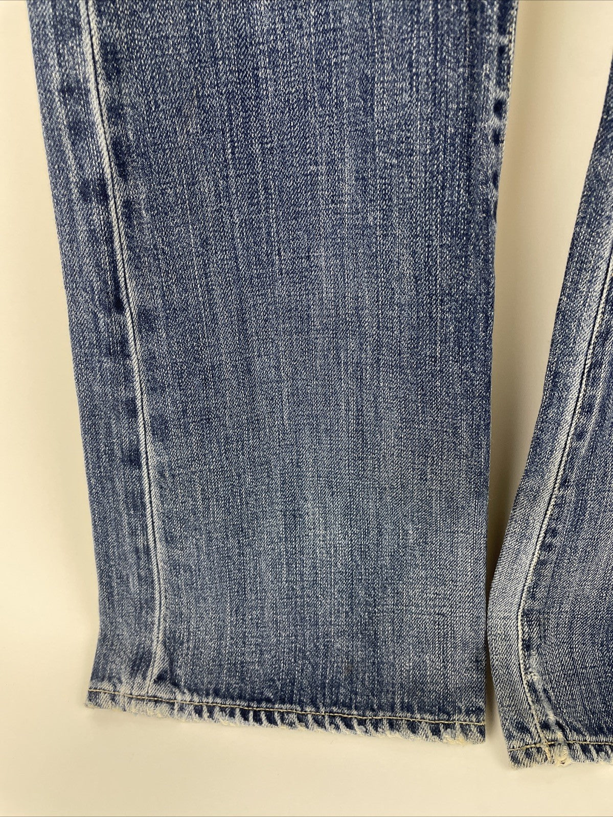 Goldsign Pants Women Sz 26 Blue Denim Jeans Flared Light Wash Low Rise Y2K