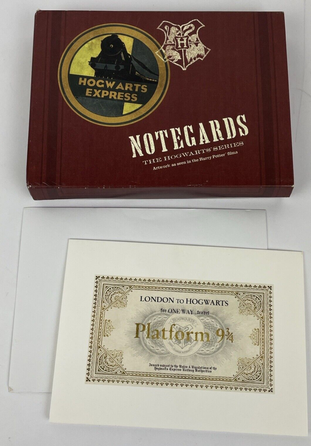 15 x Harry Potter the HOGWARTS SERIES Express Blank Notecards & Envelopes 7"x 5"