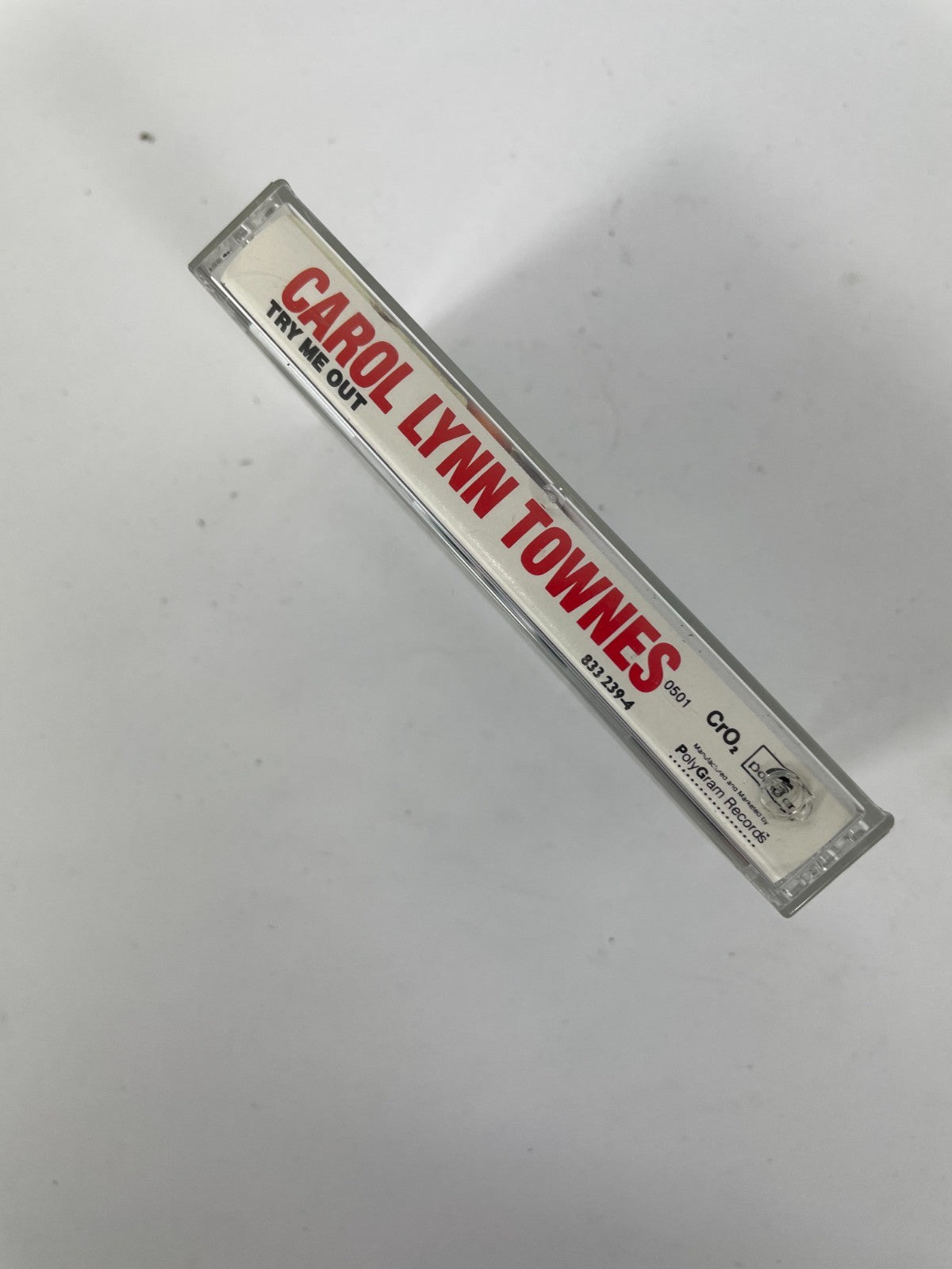 Carol Lynn Townes Disposable World You Keep Running Back Try Me Out #Cassette