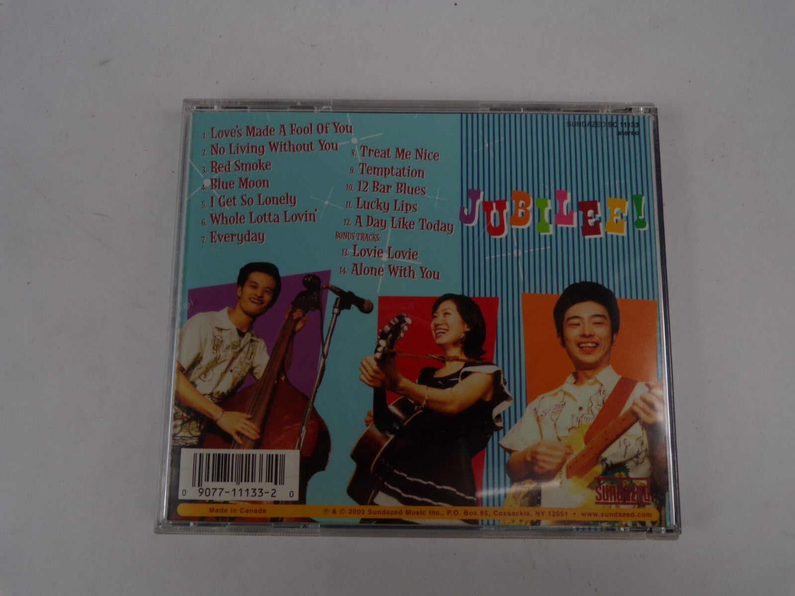The Hot Shots Jubilee Red Smoke Everyday Temptation Lovie Lovie Blue Moon CD#40