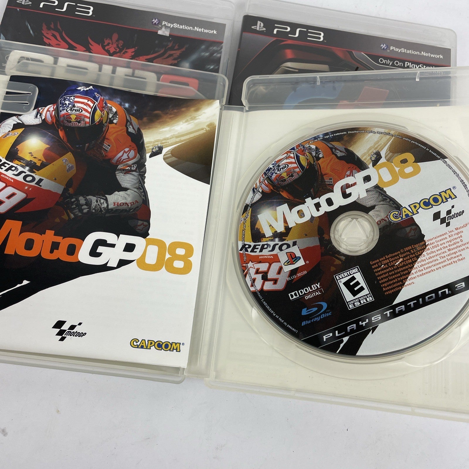 3 x PS3 Gran Turismo 5 GRID2 MOYOGP08 ( Sony PlayStation 3, 2012 ) W/ Manual (s)