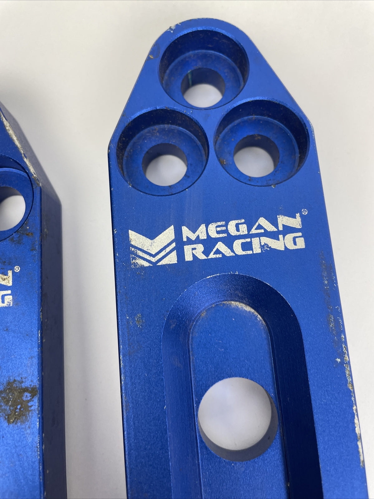 Megan Racing rear control arm bar blue