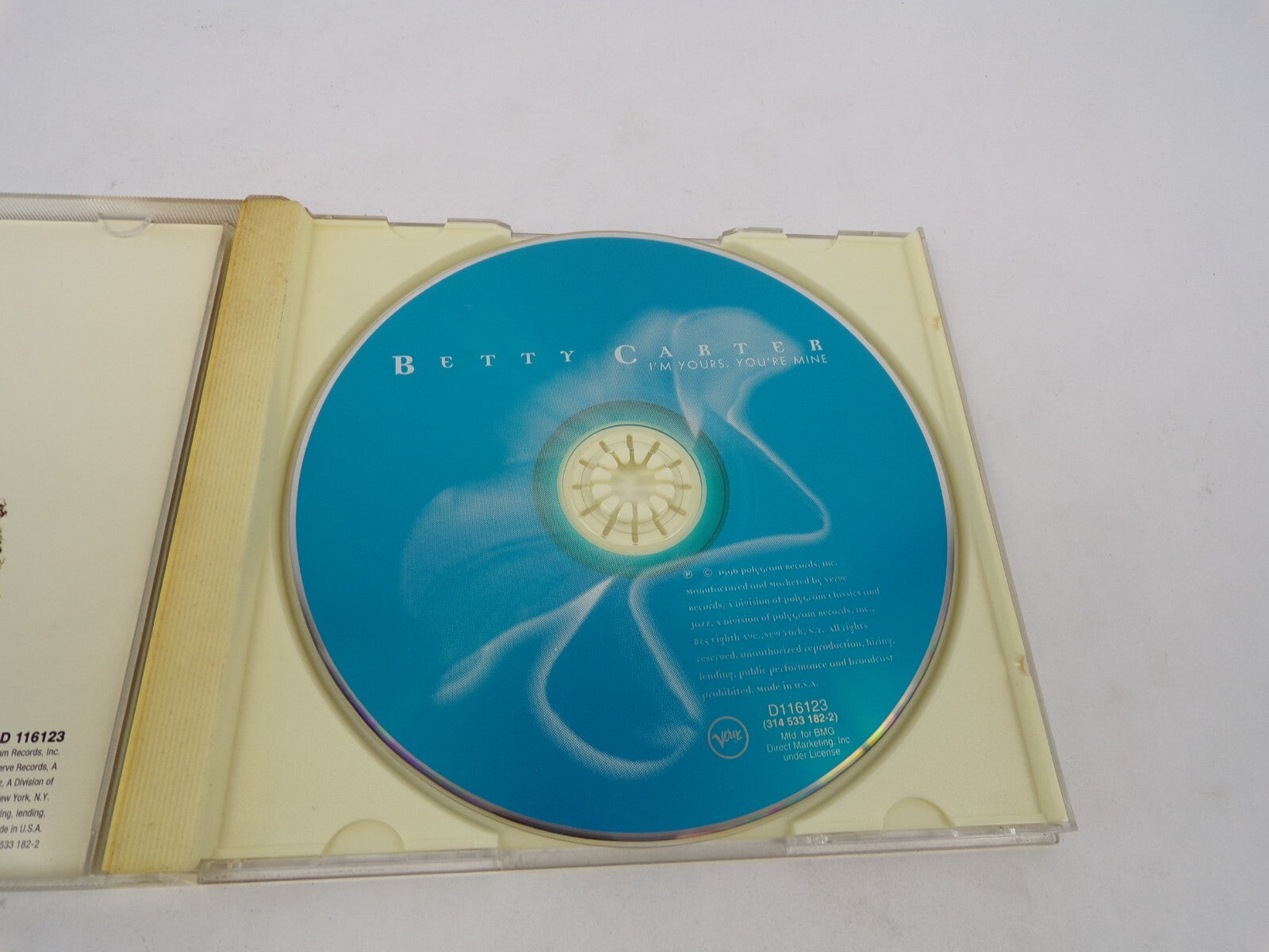 Betty Carter This Time I'm Yours You're Mine Lonely House Close Your Eyes CD#63