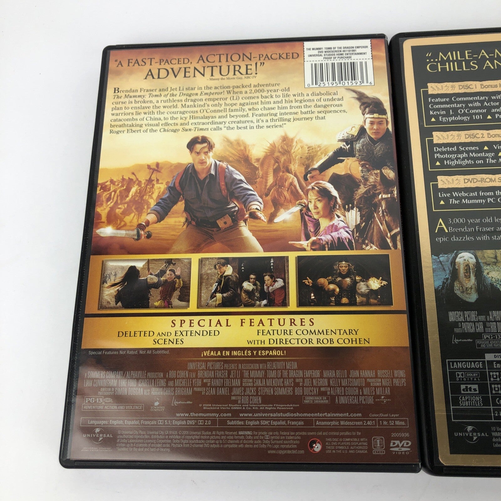 The Mummy Trilogy Widescreen DVD Lot - 1, 2: Returns & 3: Tomb of Dragon Emperor