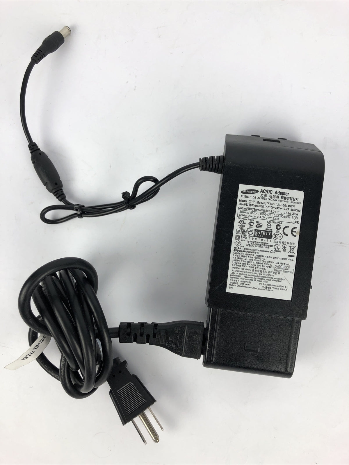 OEM SAMSUNG AD-3014STN AC Adapter OEM 30W 14V 2.14A BARREL PLUG A50