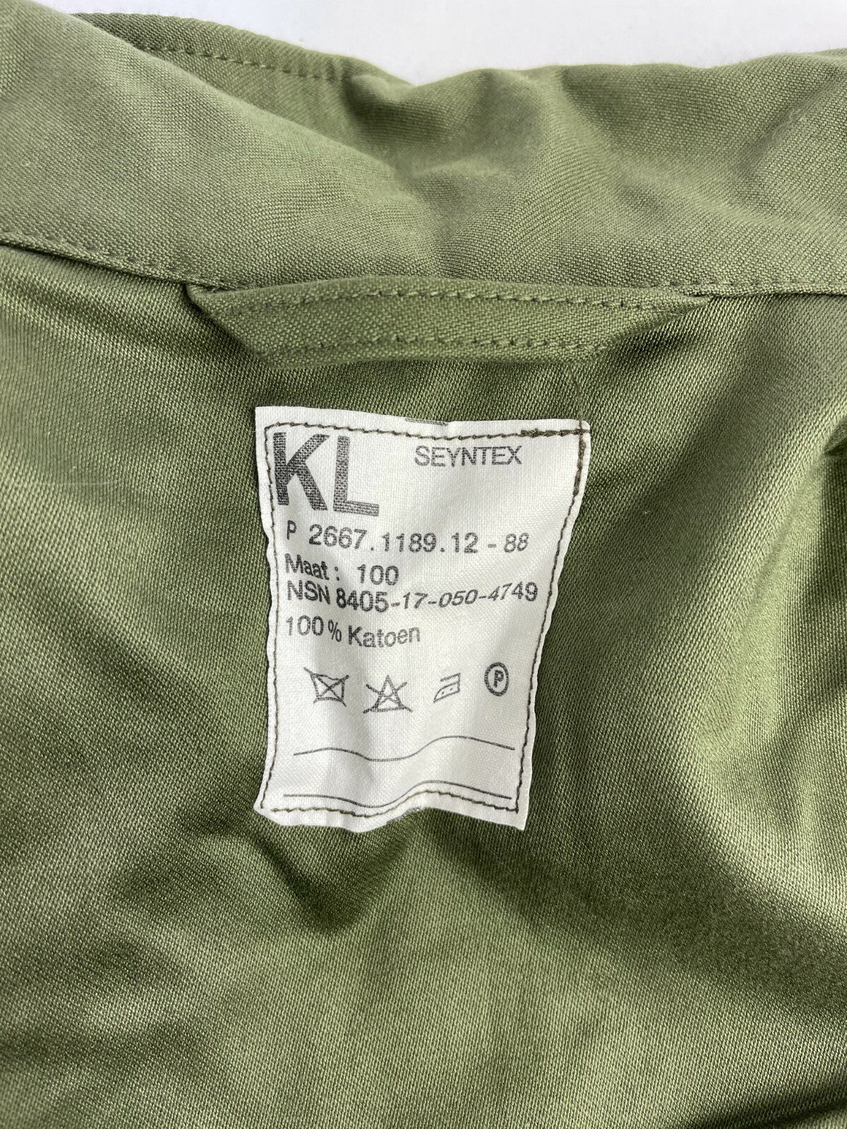 KL Seyntex Uniform /Battle Dress Small Regular Waist 23 Sleeve 25 Shoulder 18 L5