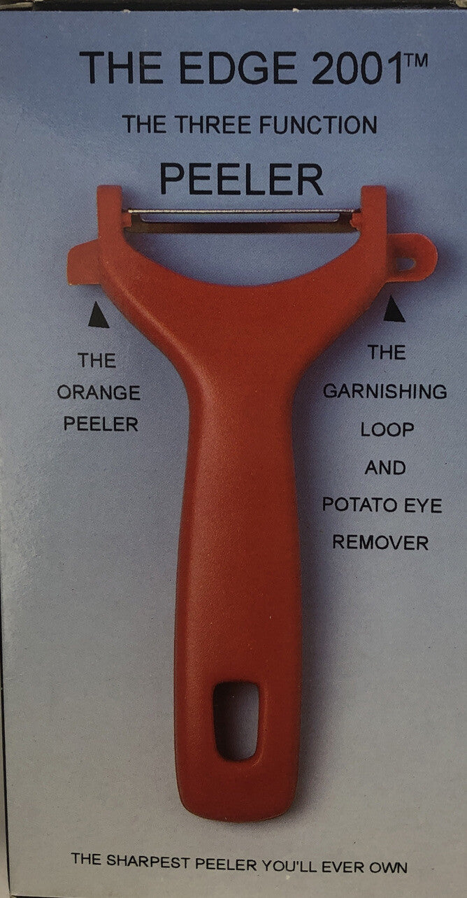 Swiss Style Vegetable Peeler 3-Function Easy Use – Made in Taiwan - Lot of 2