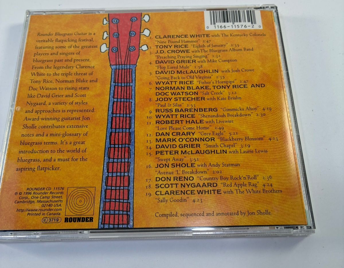 Various Artists Rounder Bluegrass Guitar Rounder CD 1996