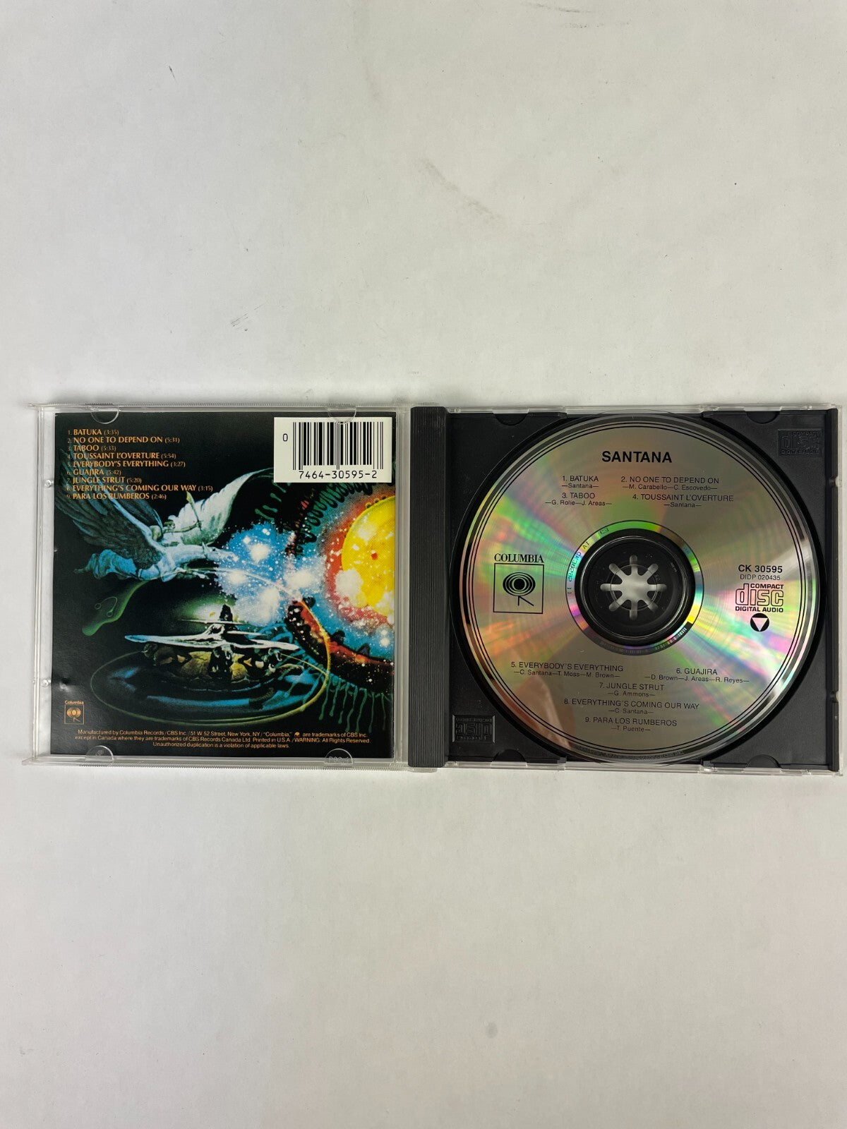Santana Toussain't Loverture CD #5