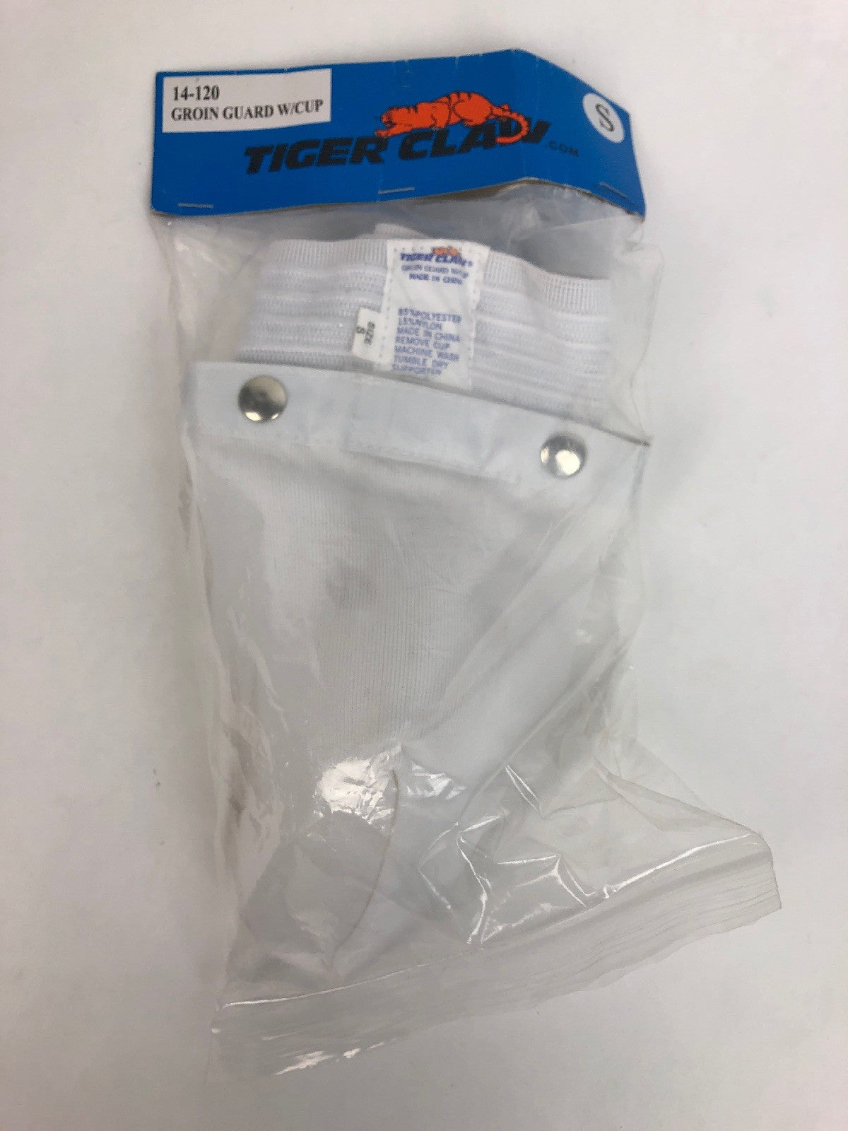 New Tiger Claw Boxing Cup Groin Guard Protector 14-120 Small White