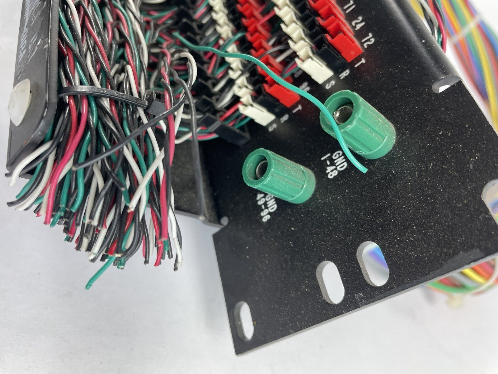 Bantam TT ADC 96 patchbay connected  to ADC UP-96NMKII  PPC RACKMOUNT Patchy PB9