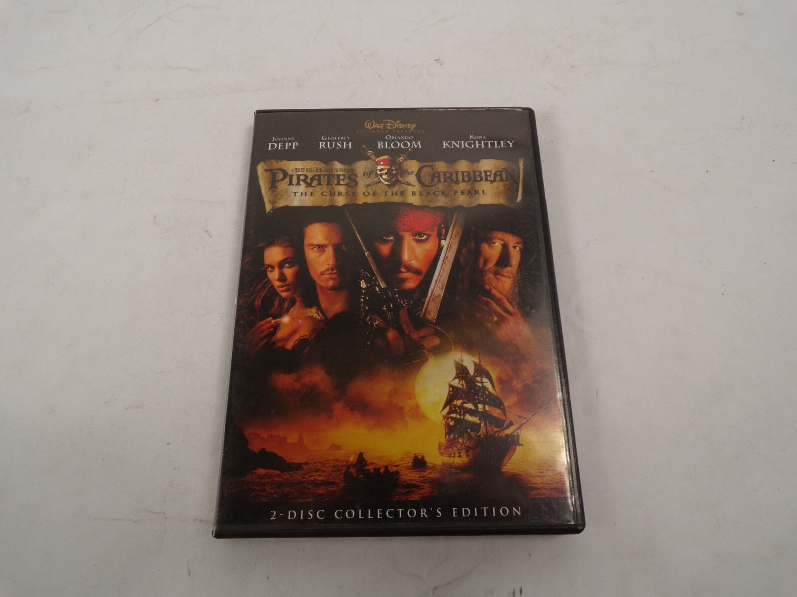Pirates of the Caribbean The Curse Of The Black Pearl Johny Depp DVD Movies