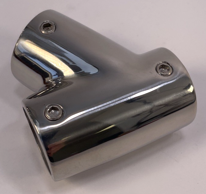 SEA DOG 316 SS Marine Boat Handrail Railing Tee Tube Pipe Connector 7/8"