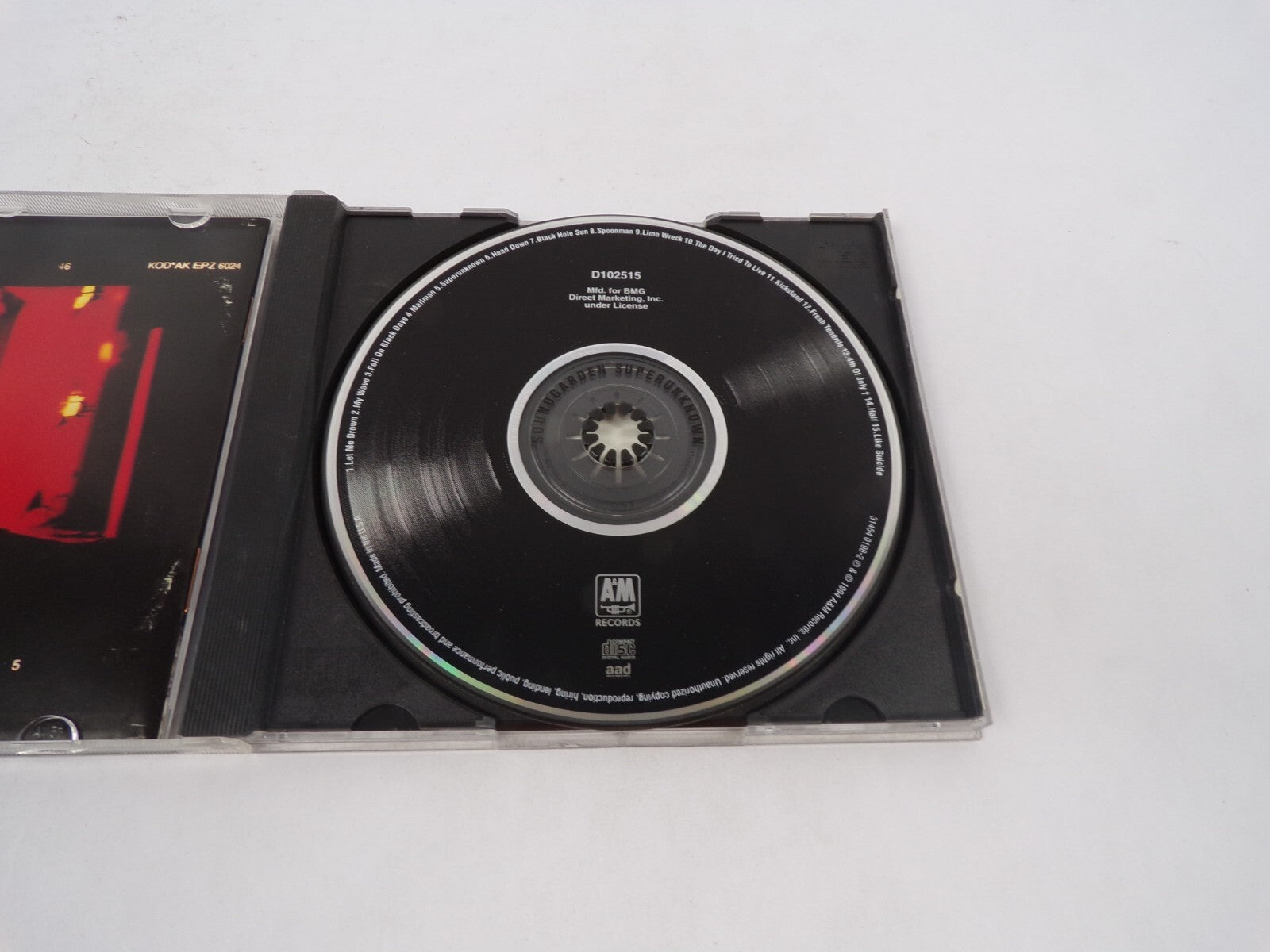 Soundgarden Let Me Drown My Wave Fell On Black Days Mailman Supernknomn CD#70