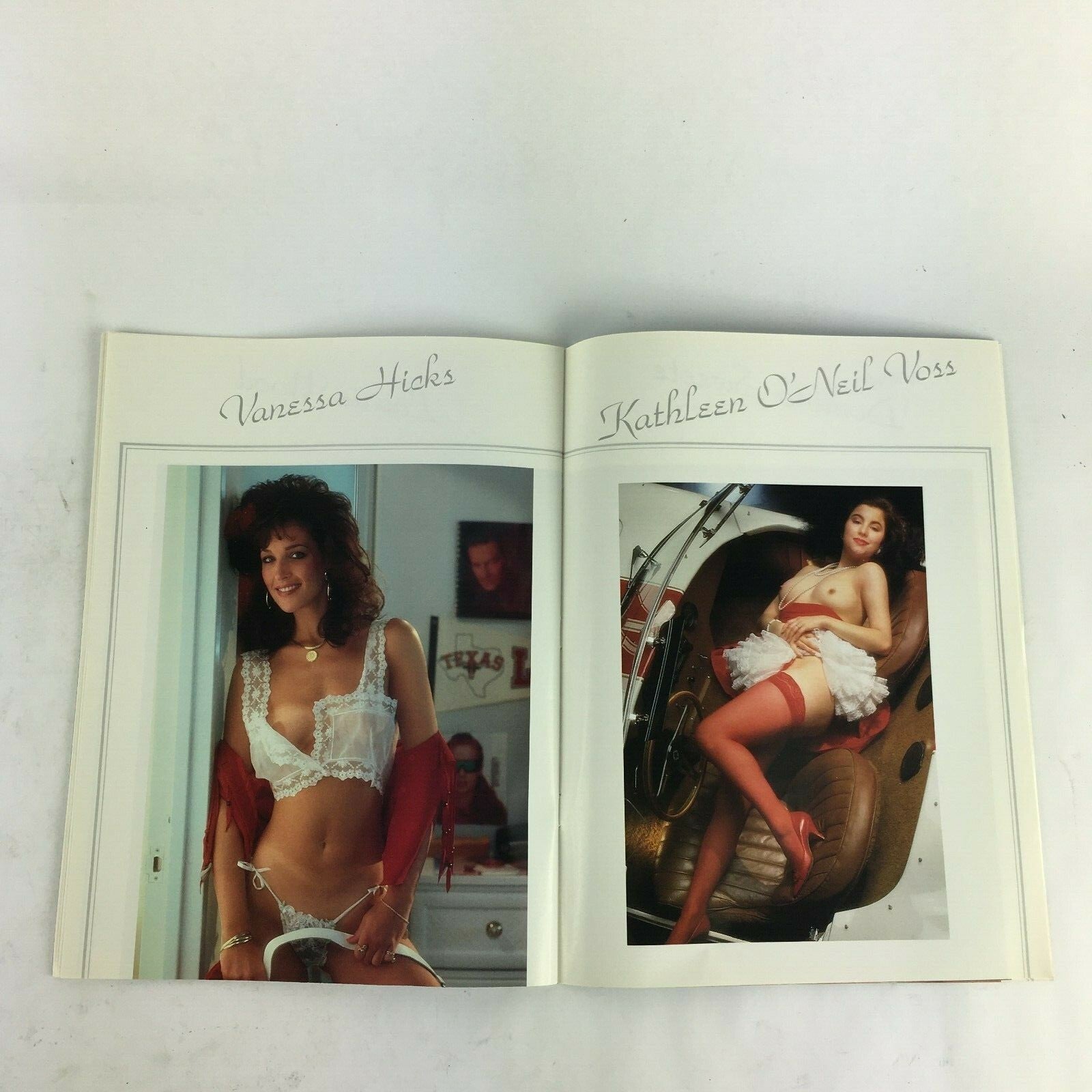 Playboy Magazine Garters and Lace Kata Karkkainen Vannessa Hicks O Neil Voss