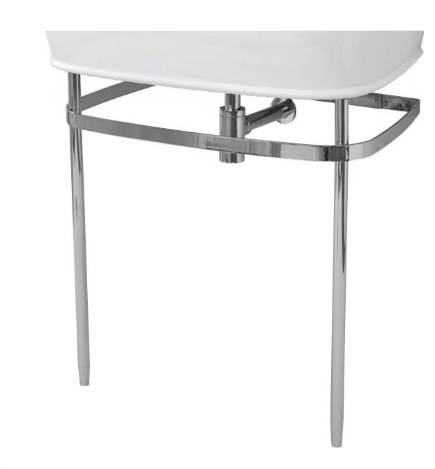 ARTCERAM Azuley Metal Console Polished Chrome AZA002 Made in ITALY