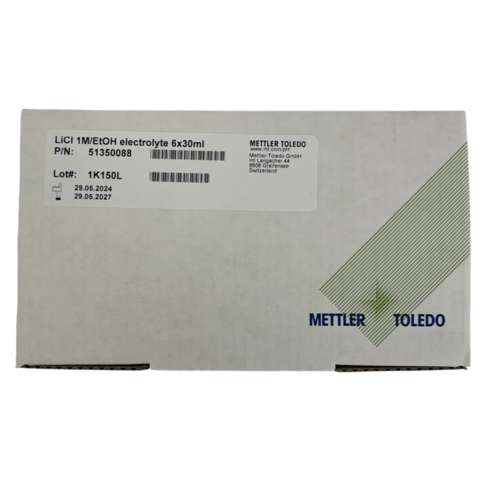 OEM Mettler Toledo LiCl 1M/EtOH Electrolyte 6X30mL - 51350088