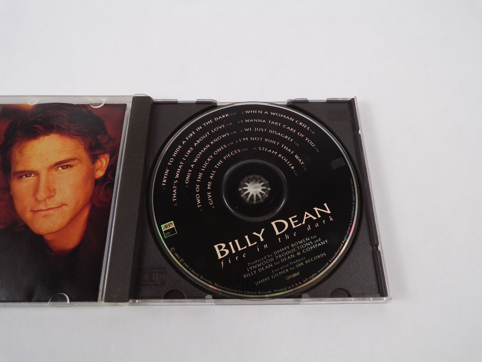 Billy Dean Fire In The Dark Teyin' To Hide A Fire In The Dark When A Women CD#59