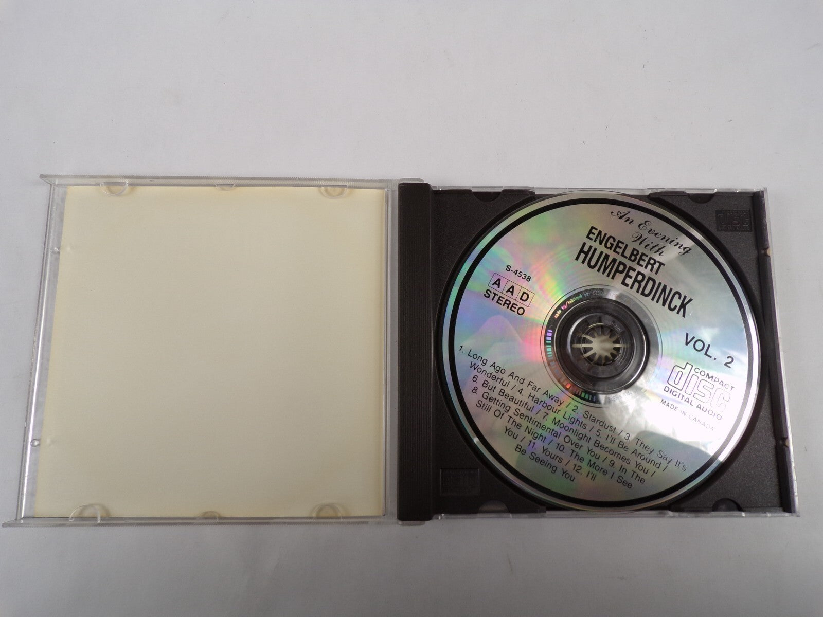 An Evening With Engelbert Humperdinck Vol 2 Long Ago And Far Away Stardust CD#59
