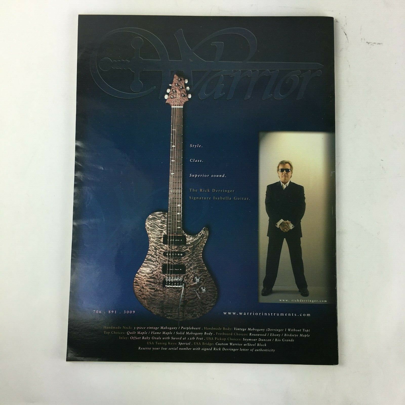 October 2005 Vintage Guitar Magazine Gibson Firebird Judas Priest Joe Maphis