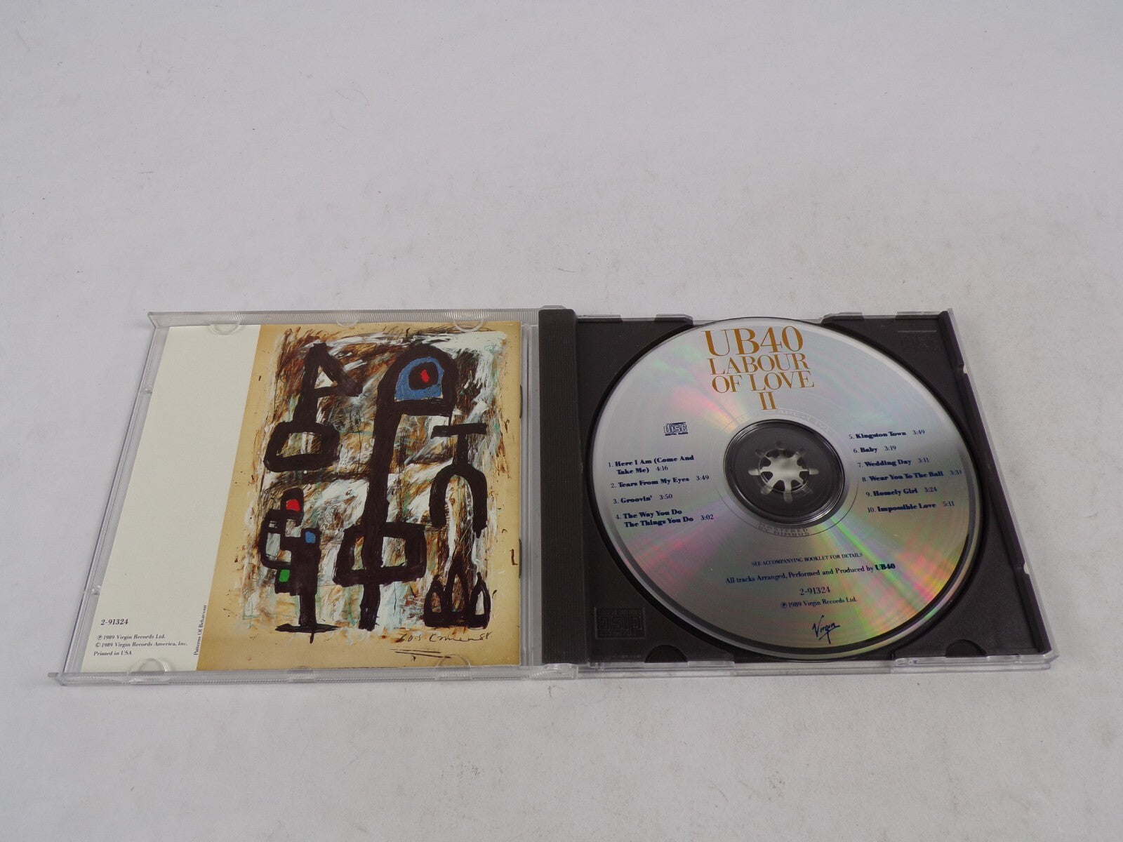 UB40 Labour Of Love II Here Iam Tears From My Eyes Groovin' The Way You CD#53
