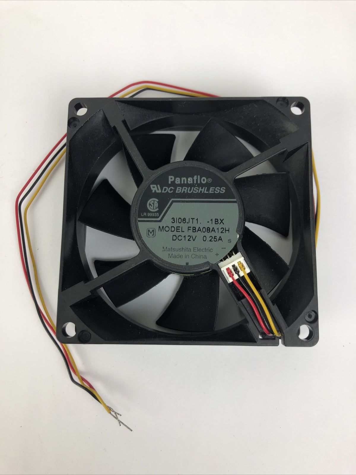 Matsushita Panaflo FBA0812H 12v  0.25A  industrial Cooling Fan - LOOK