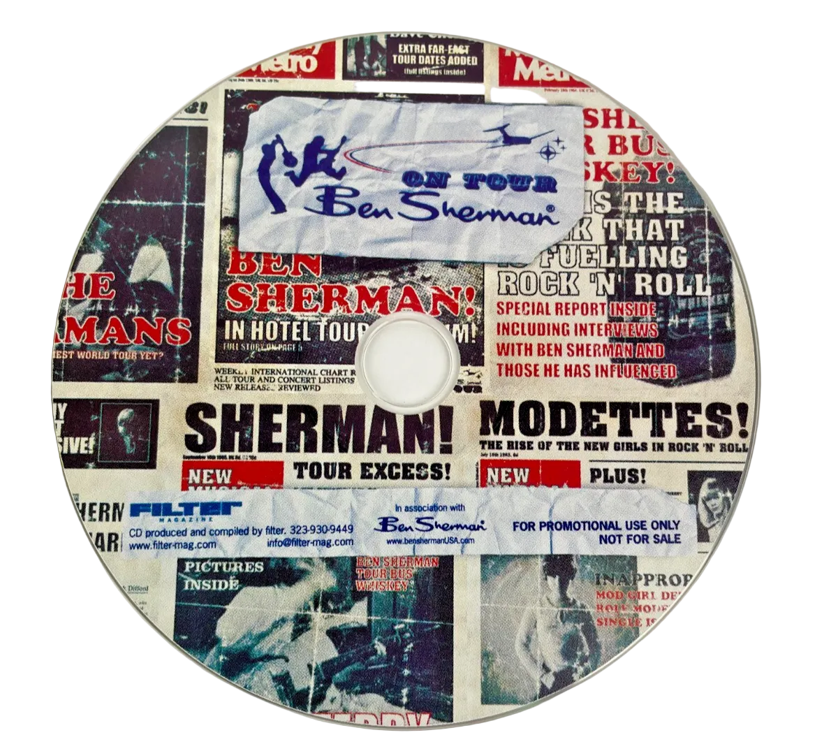 Filter Magazine: Ben Sherman Digital Audio CD Filter Magazine 2004