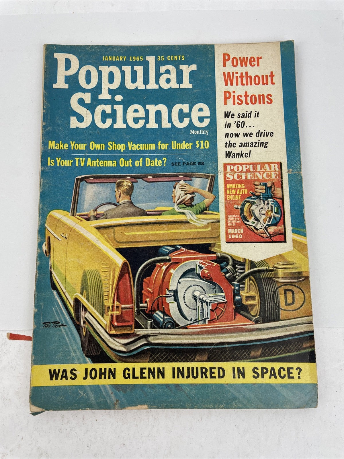 POPULAR MECHANICS 1960's LOT of 5 VINTAGE MAGAZINES Magazine lot