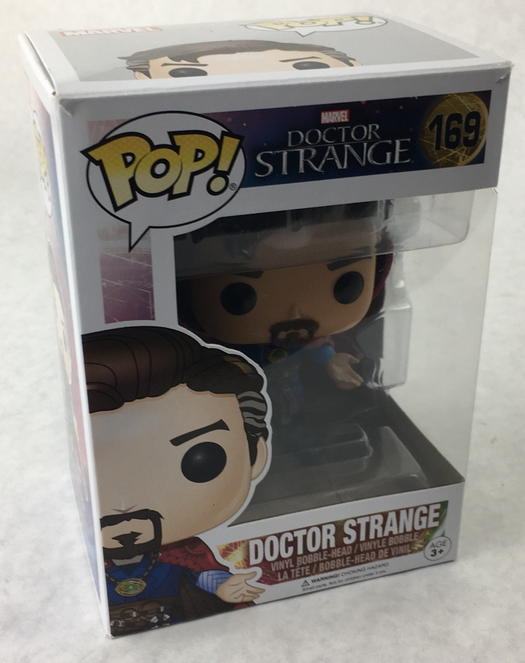  DOCTOR STRANGE Funko Pop Bobblehead Vinyl Figurine MIB Marvel Cape NEW #169