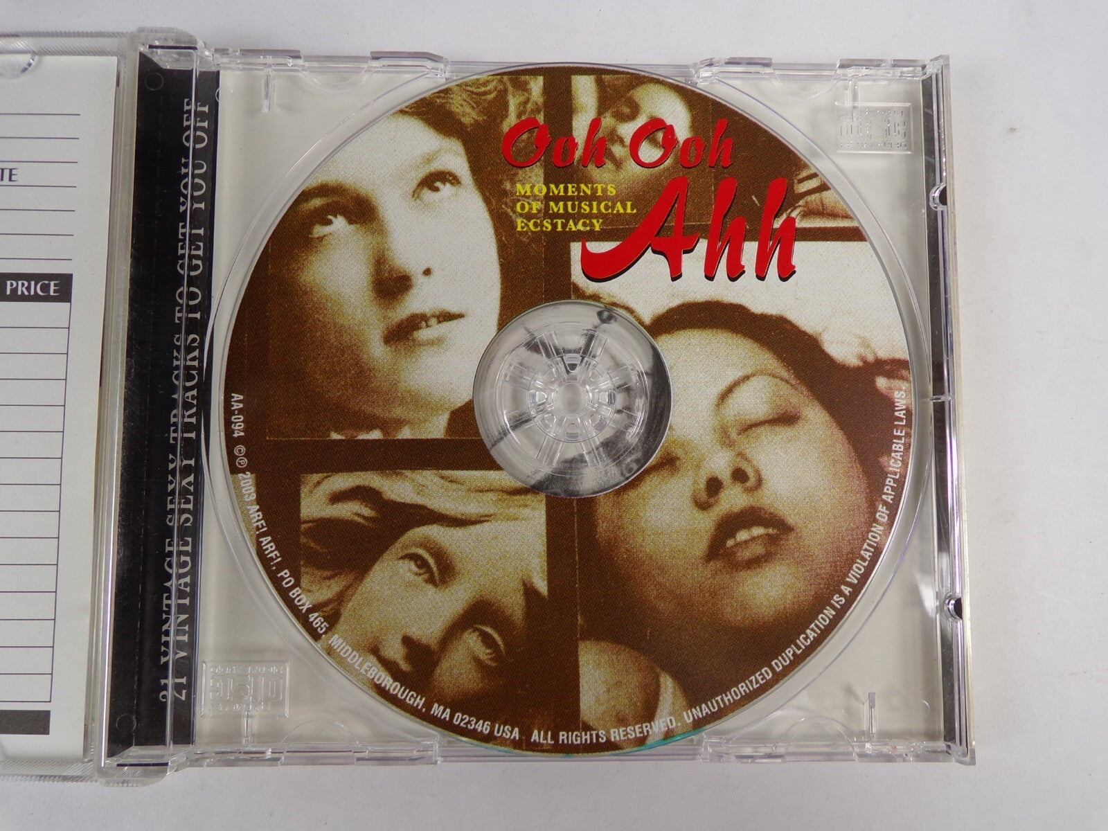 Ooh Ooh Ahh Moments Of Musical Ecstasy CD #12