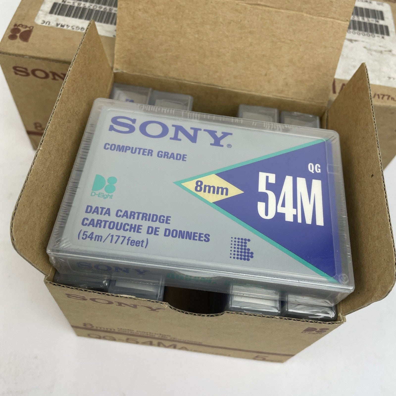 Sony QG 54M 8MM Data Cartridge Lot Of 15 OEM Sony D-Eight NOS
