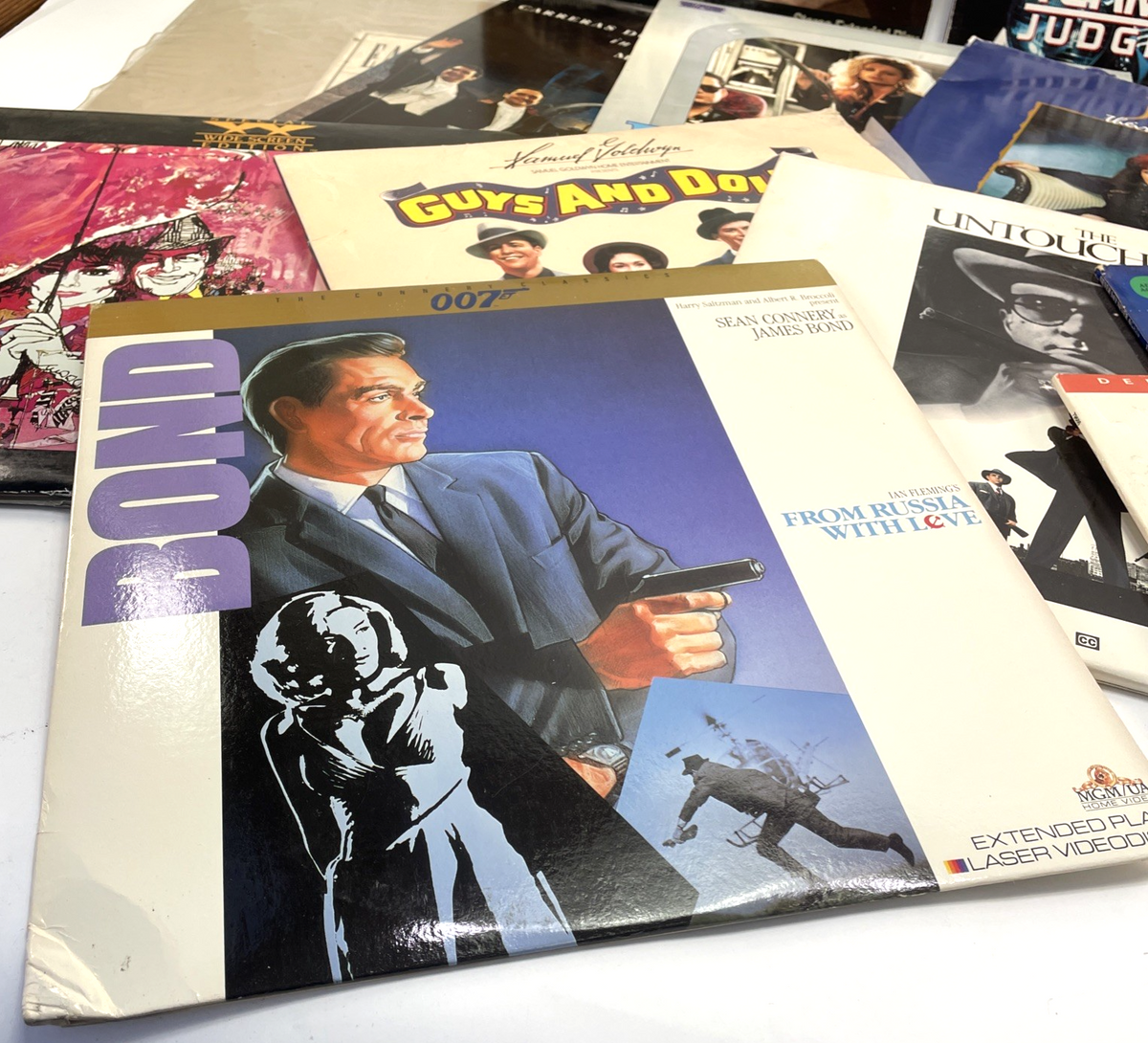 Lot 0f 13 Laserdisc s The Untouchables 007 James Bond My Fair Lady  Terminator 2