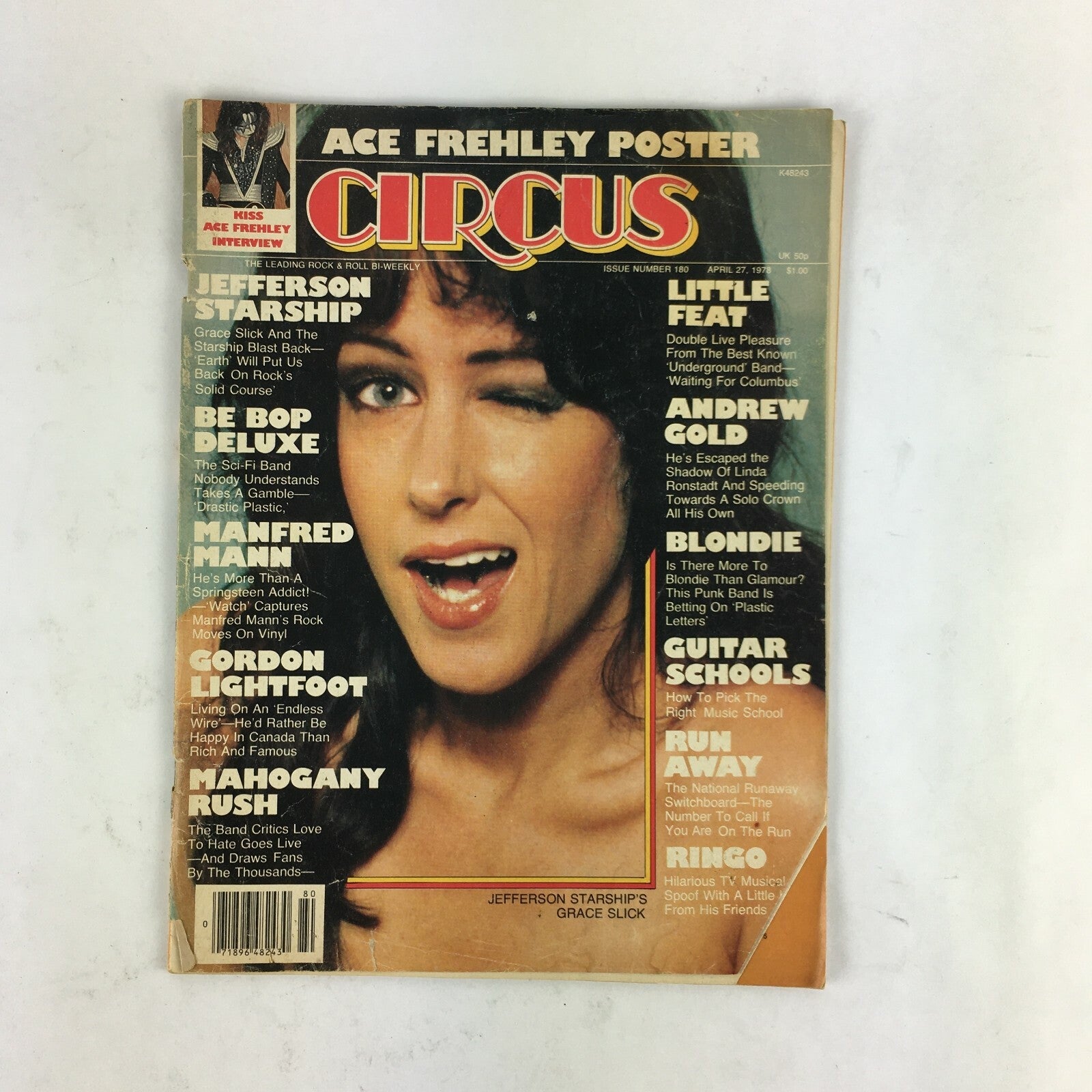 April 27,1978 Circus Magazine Jefferson Starship Be Bop Deluxe Little Feat