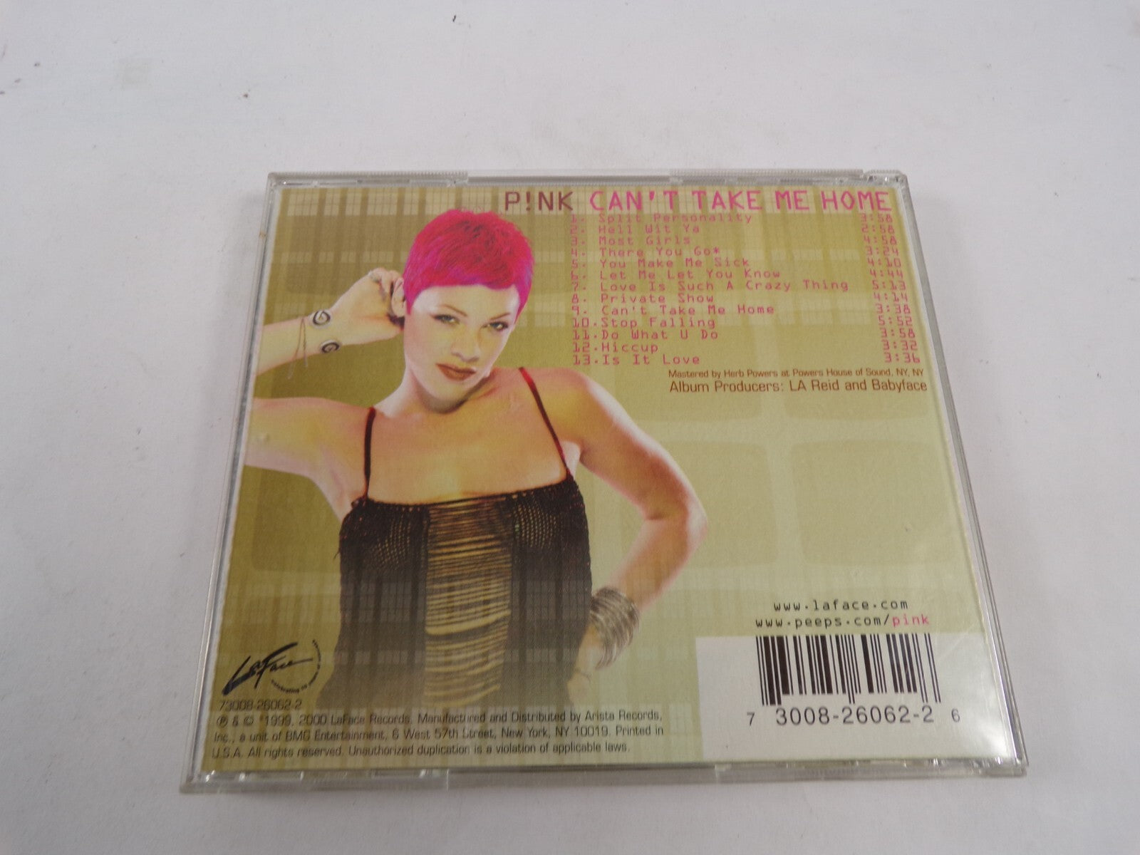 Pink Can't Take Me Home CD#43