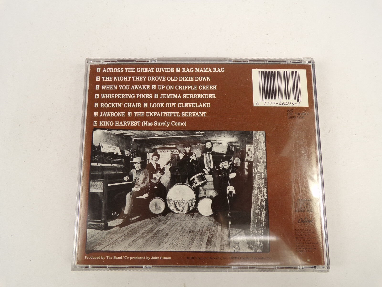 The Band Across The Great Divide Jawbone King Harvest Rockin' Chair CD#44