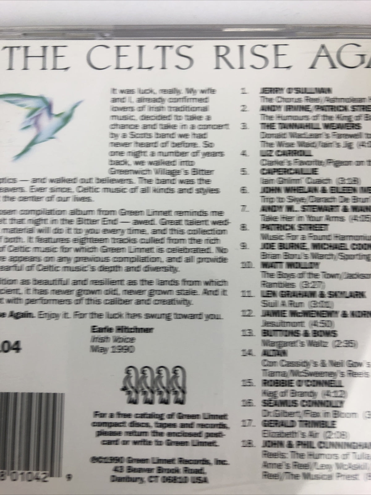 The Celts Rise Again CD, Contemporary & Traditional Music From Ireland, Scotland
