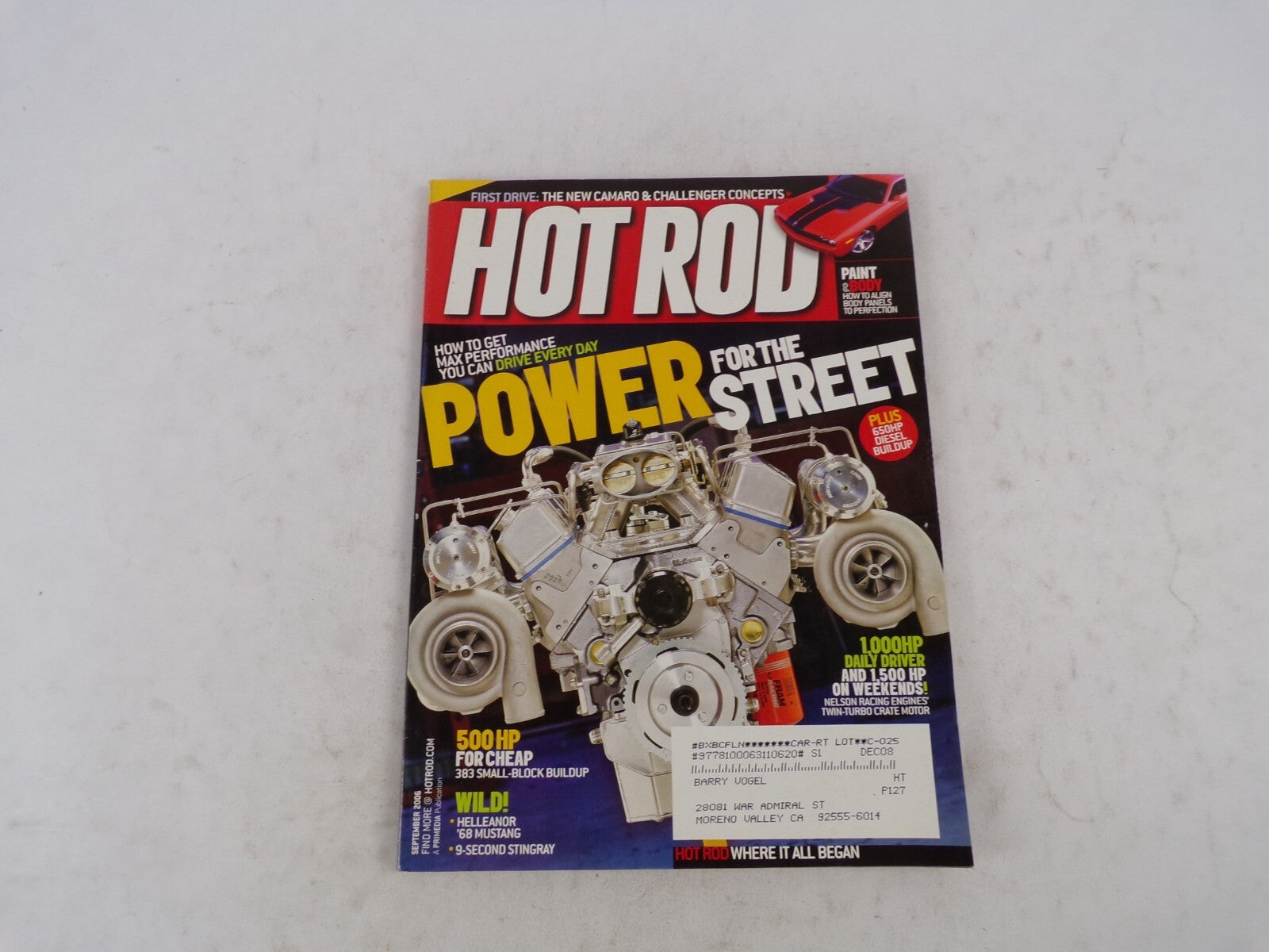 December 2008 Hot Rod Power For The Street How To Get Max Performance You Can