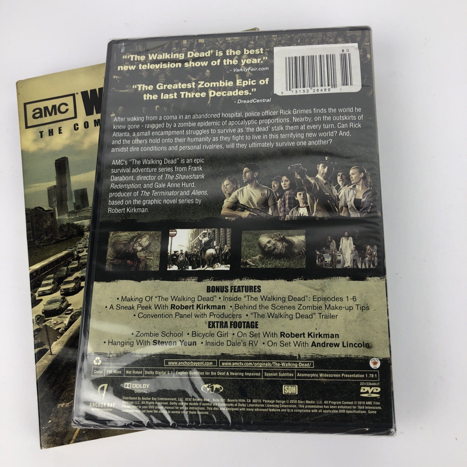 The Walking Dead The Complete First 1st Season 1 One DVD TV Series New Sealed