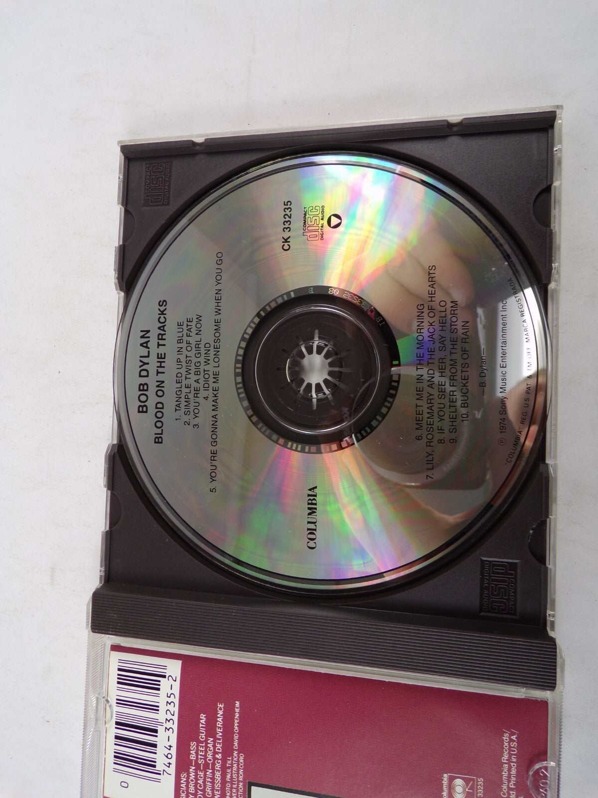Bob Dylan Blood On The Tracks Tangled Up In Blue Idiot Wind Buckets Of CD#56