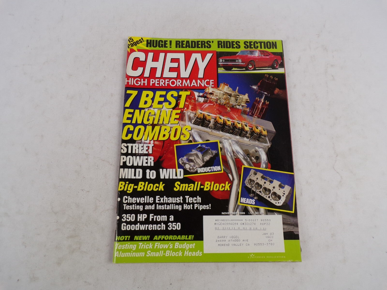 November 1999 Chevy High Performance 7 Best Engine Combos Street Power Mild To