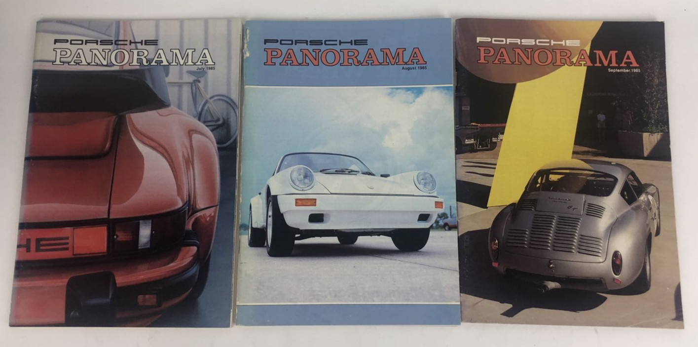 Porsche Panorama Magazine - 1985 Complete Set 30th Anniversary 12 issue -  RARE