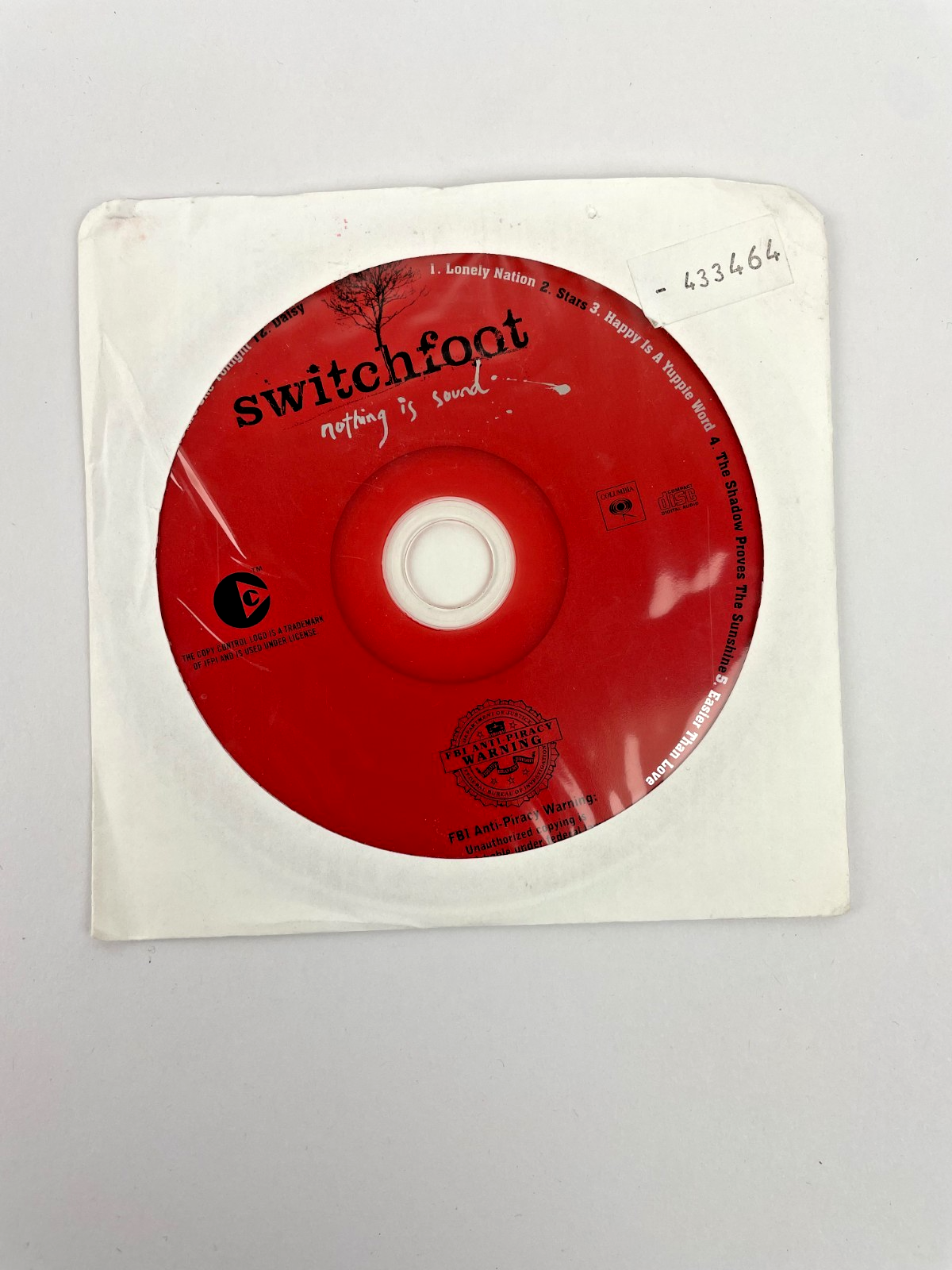 Switchfoot – Nothing Is Sound Digital Audio CD Sony BMG Records 2005