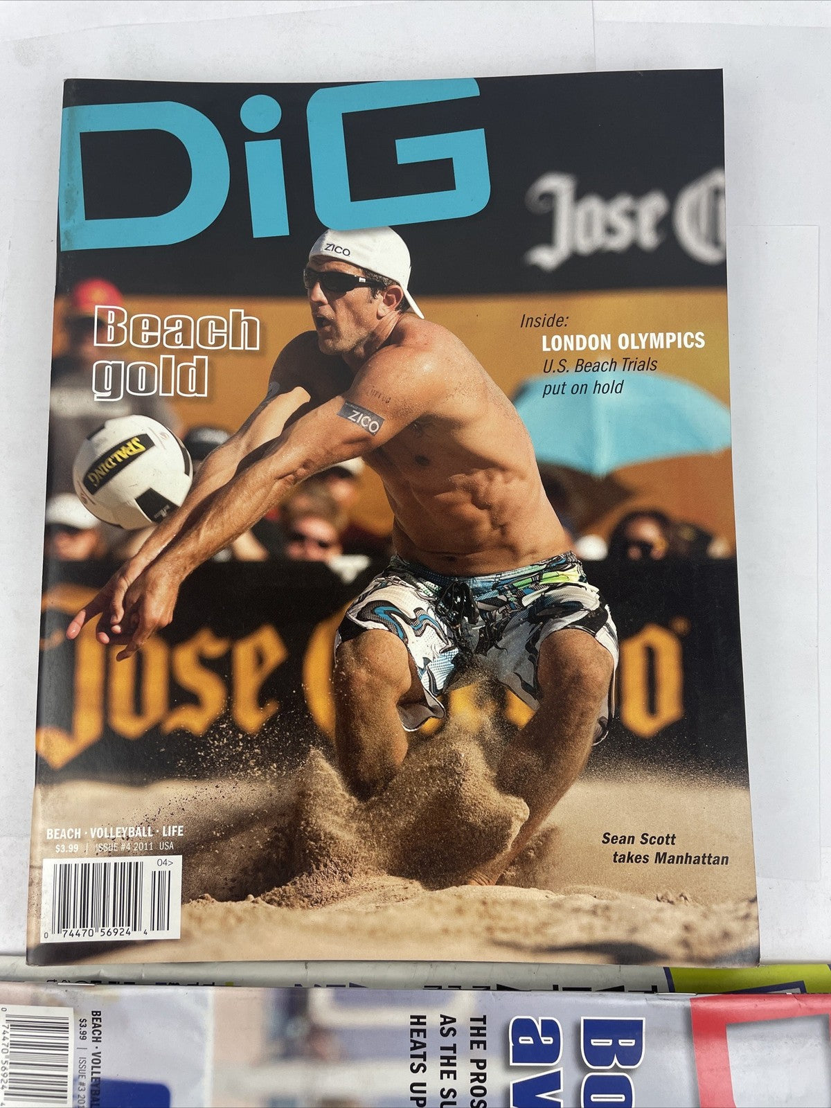 Lot Of 7 x 2009 2010 2011 " DiG " Beach Volleyball Life Magazine