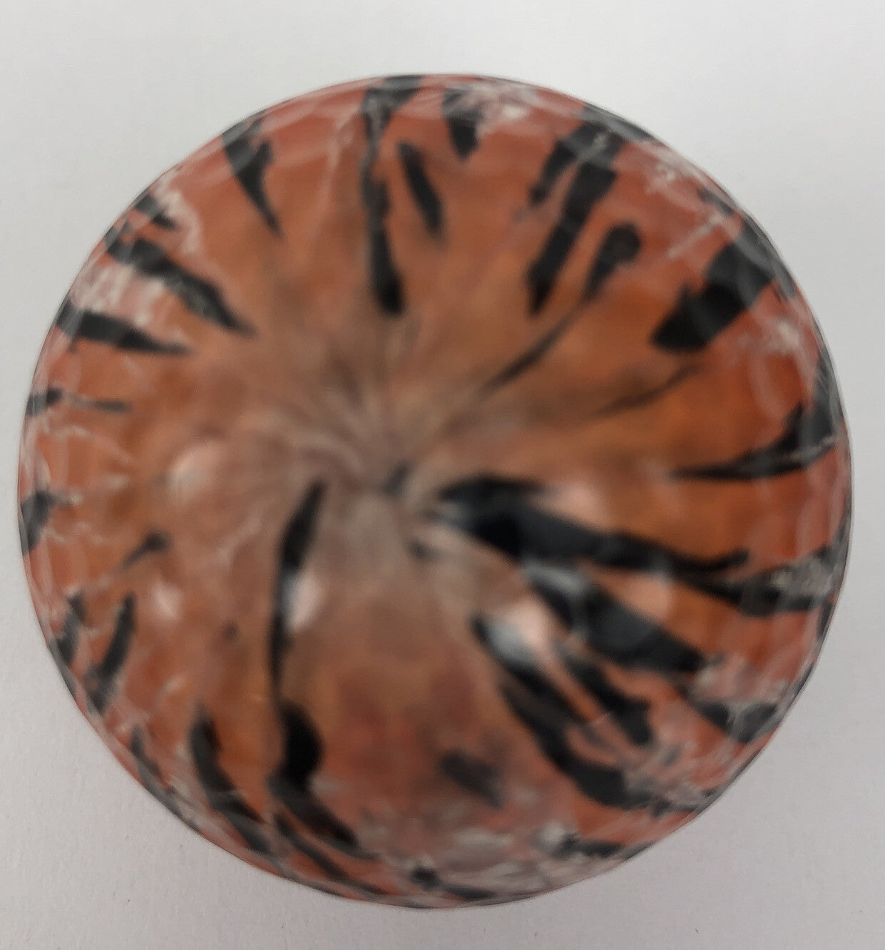 Orange zebra stripe tiger logo golf ball novelty man cave she shed collectible display