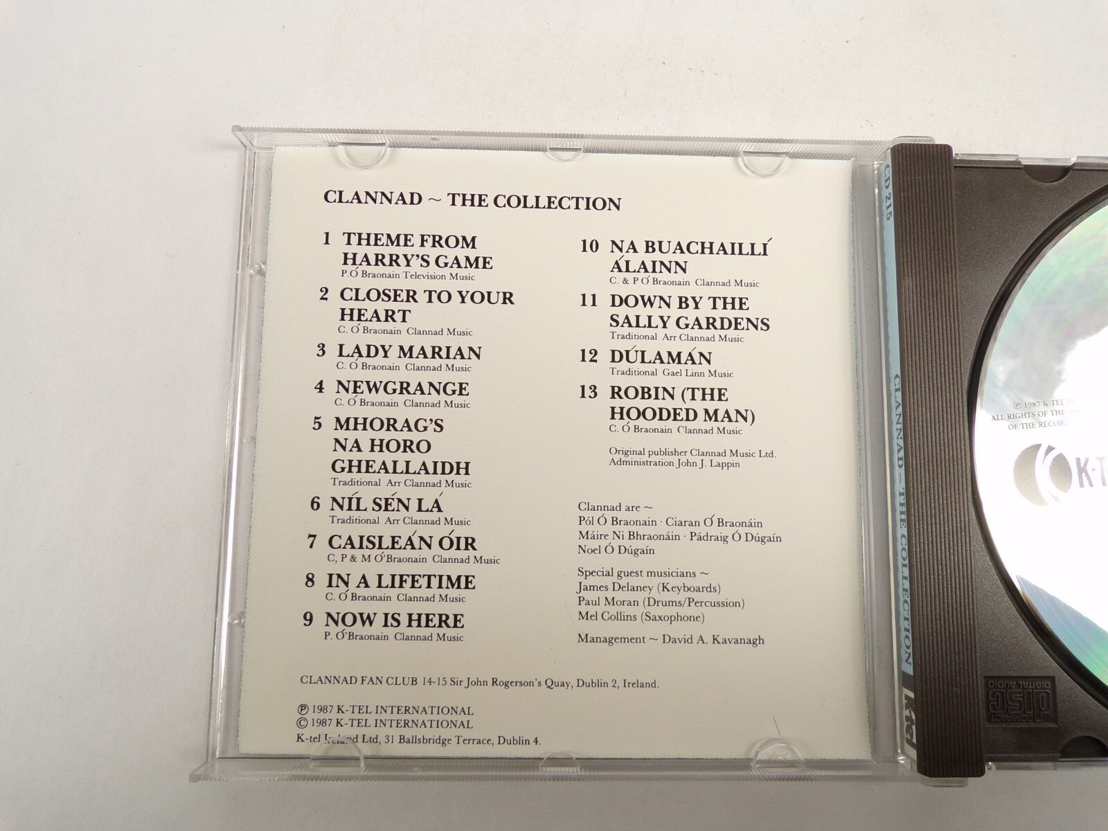 Clannad The Collection Theme For Harrys Game Closer To Your Heart CD#52