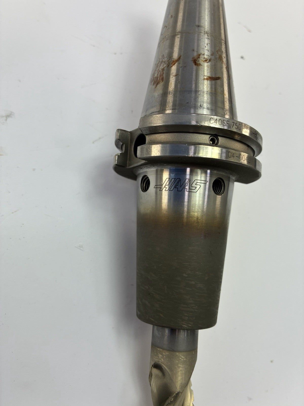 Haas 04-0048 CT40 3/4" Shrink Fit Holder 3.15" TSC 25K w End Mill