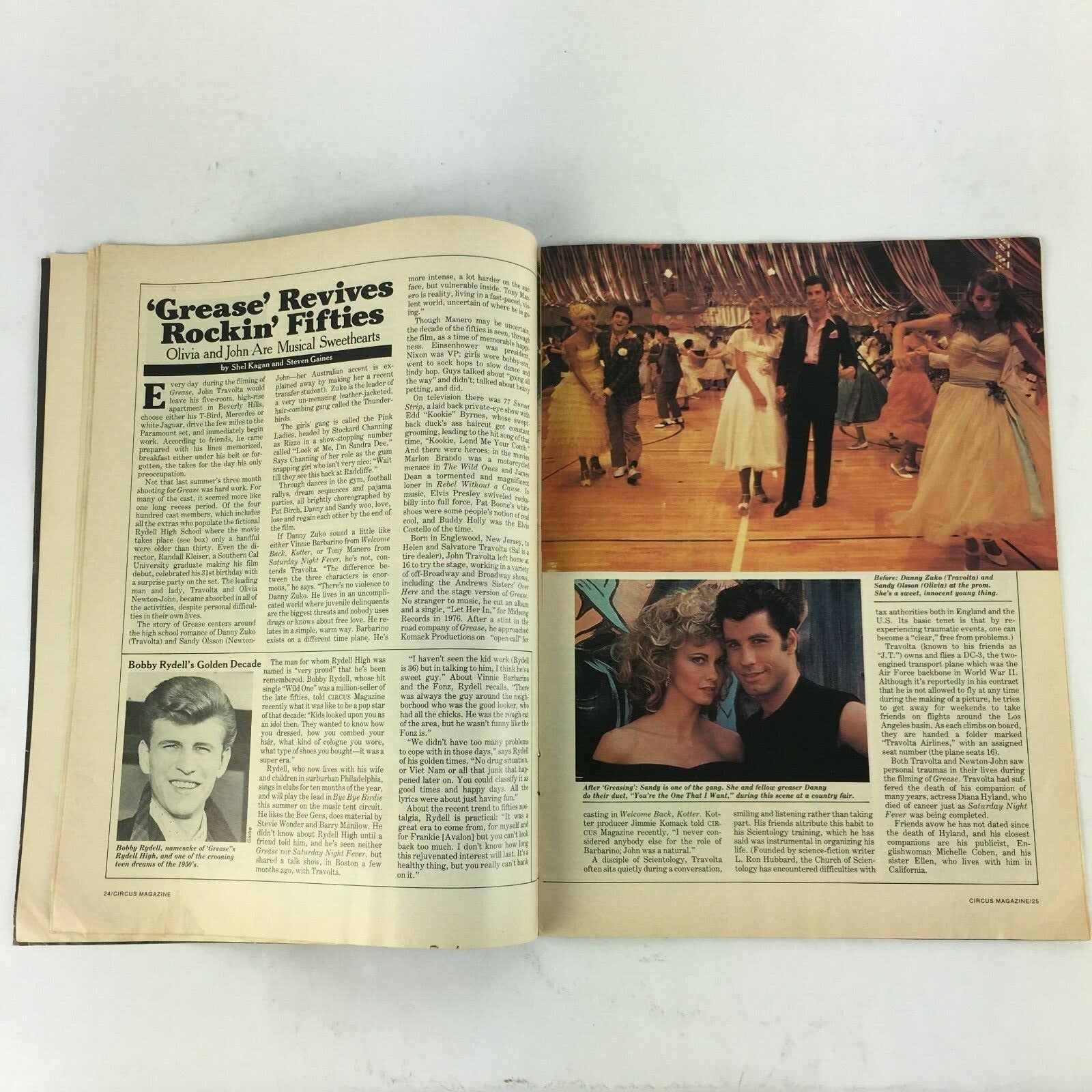 July 6,1978 Circus Magazine Grease Bob Marley Marshall Tucker Cheap Trick BeeGee