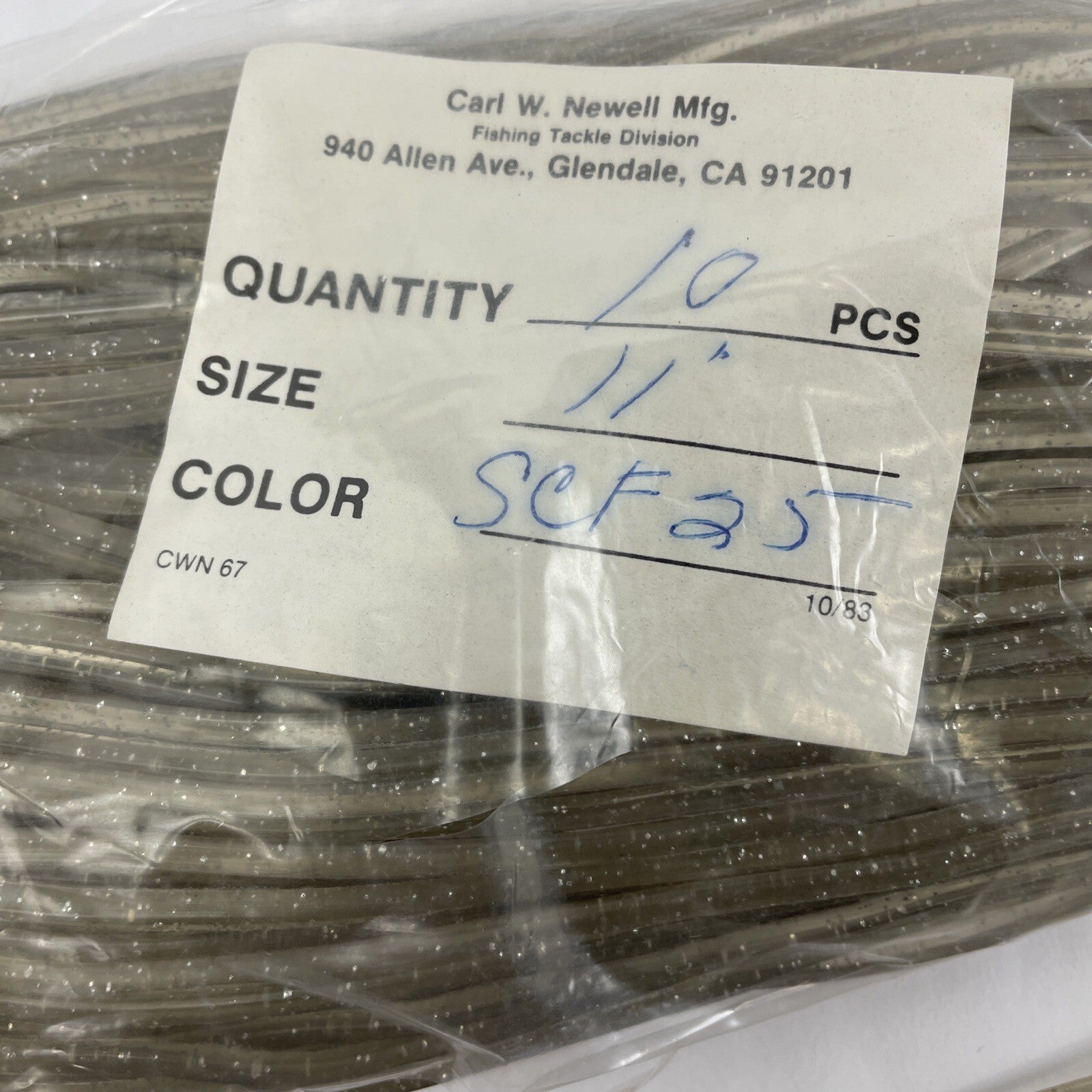 Newell MFG. Fishing Skirts 10 Pack Offshore Trolling Lure Tuna Marlin Wahoo SLVR